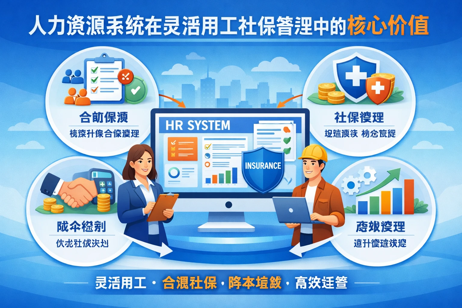 人力资源系统在灵活用工社保管理中的核心价值