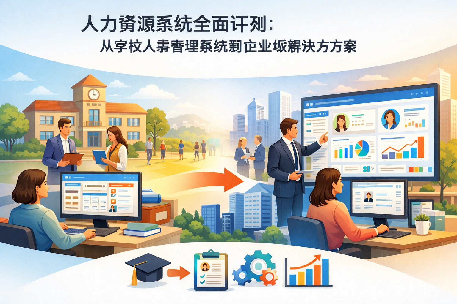 人力资源系统全面评测：从学校人事管理系统到企业级解决方案