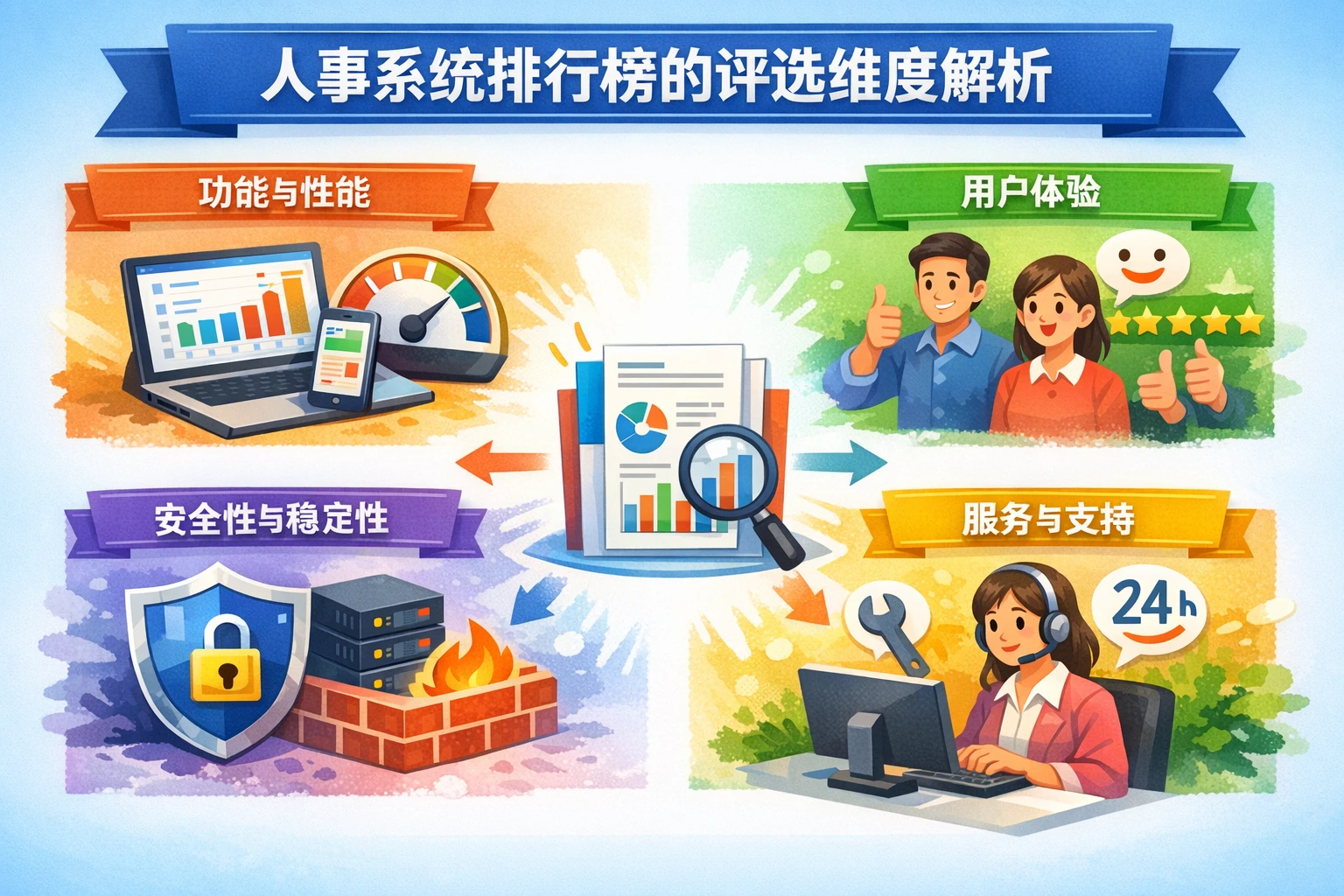 人事系统排行榜的评选维度解析