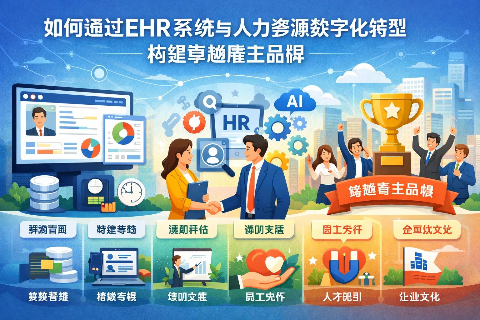 如何通过EHR系统与人力资源数字化转型构建卓越雇主品牌