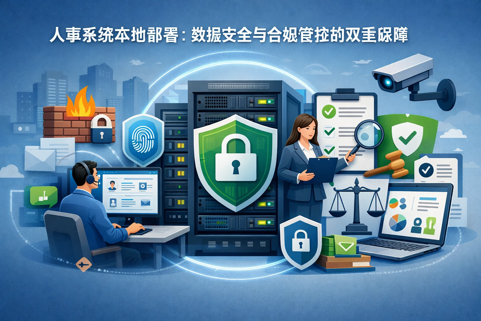 人事系统本地部署：数据安全与合规管控的双重保障