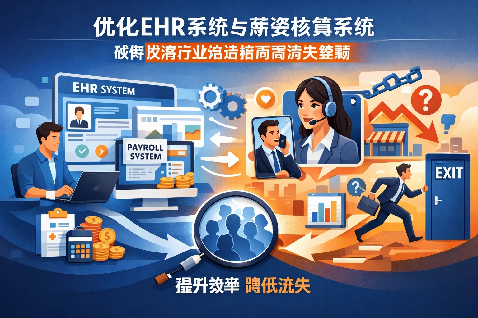 优化EHR系统与薪资核算系统，破解快消行业电话招商高流失难题