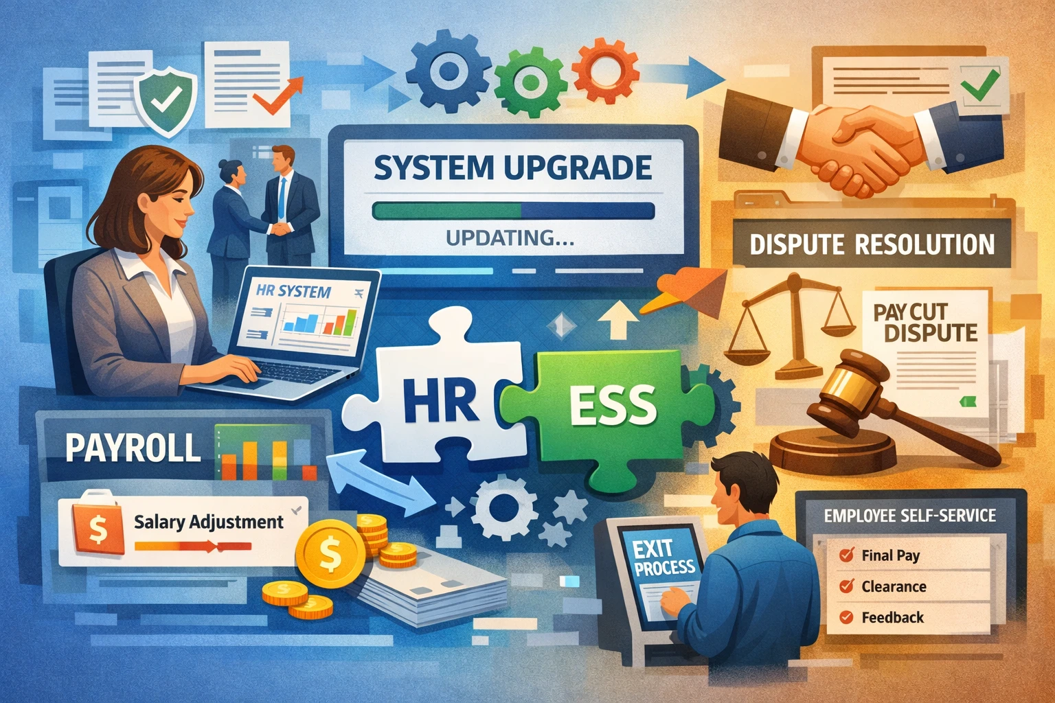 优化HR管理软件与员工自助系统：解决离职扣薪纠纷的人事系统升级策略