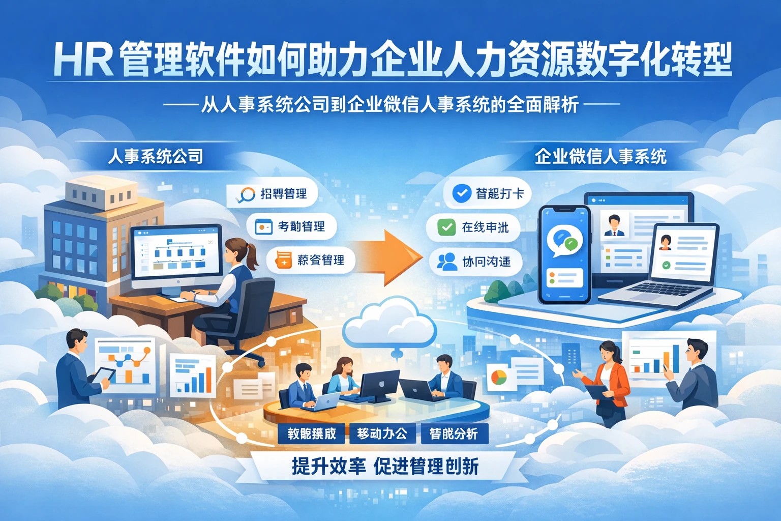 HR管理软件如何助力企业人力资源数字化转型——从人事系统公司到企业微信人事系统的全面解析