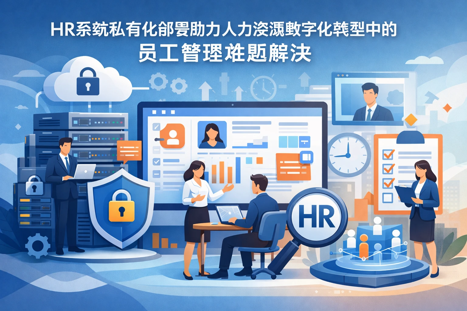 HR系统私有化部署助力人力资源数字化转型中的员工管理难题解决