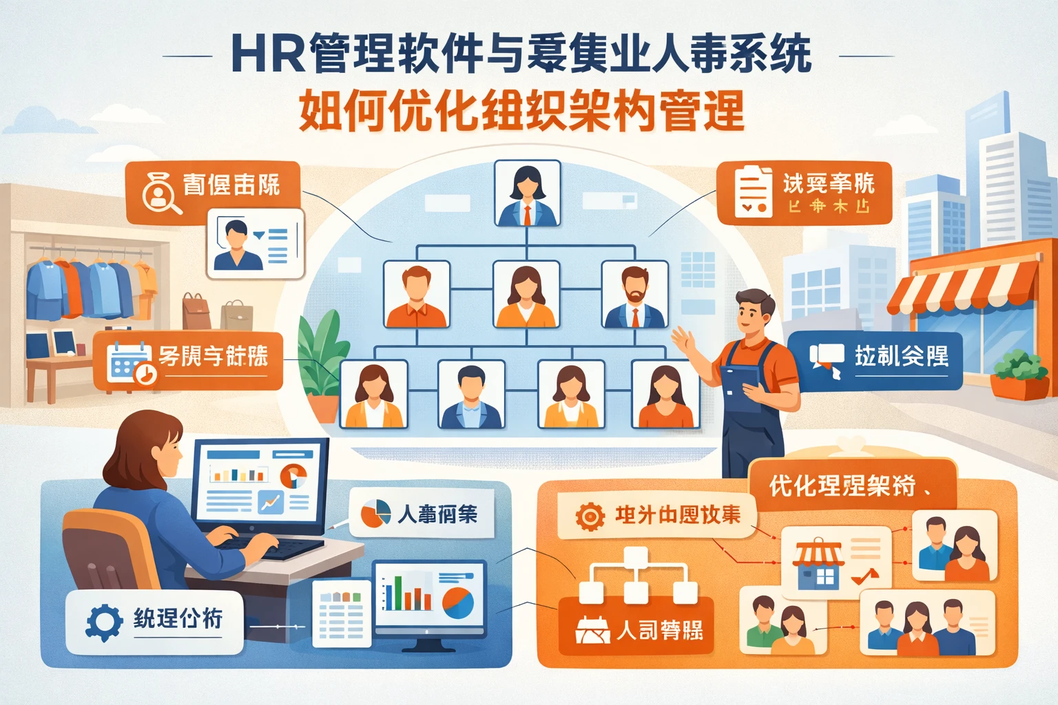 HR管理软件与零售业人事系统如何优化组织架构管理