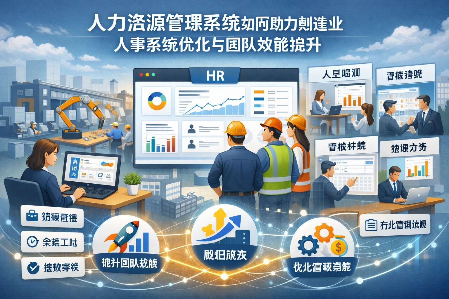 人力资源管理系统如何助力制造业人事系统优化与团队效能提升