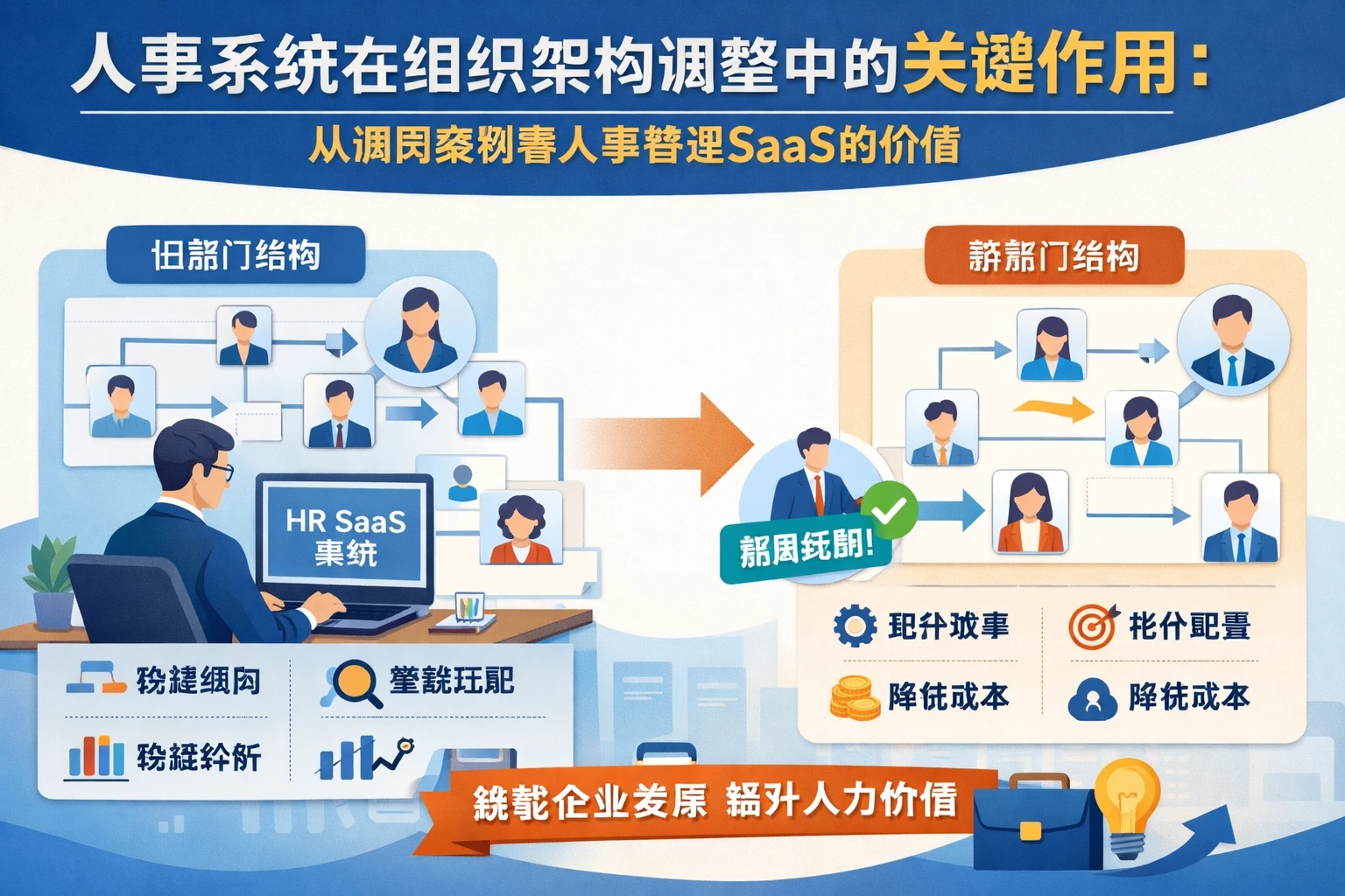 人事系统在组织架构调整中的关键作用：从调岗案例看人事管理SaaS的价值
