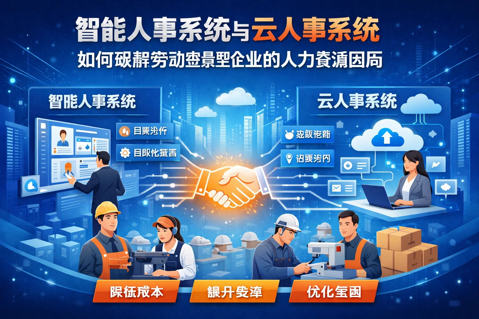 智能人事系统与云人事系统如何破解劳动密集型企业的人力资源困局