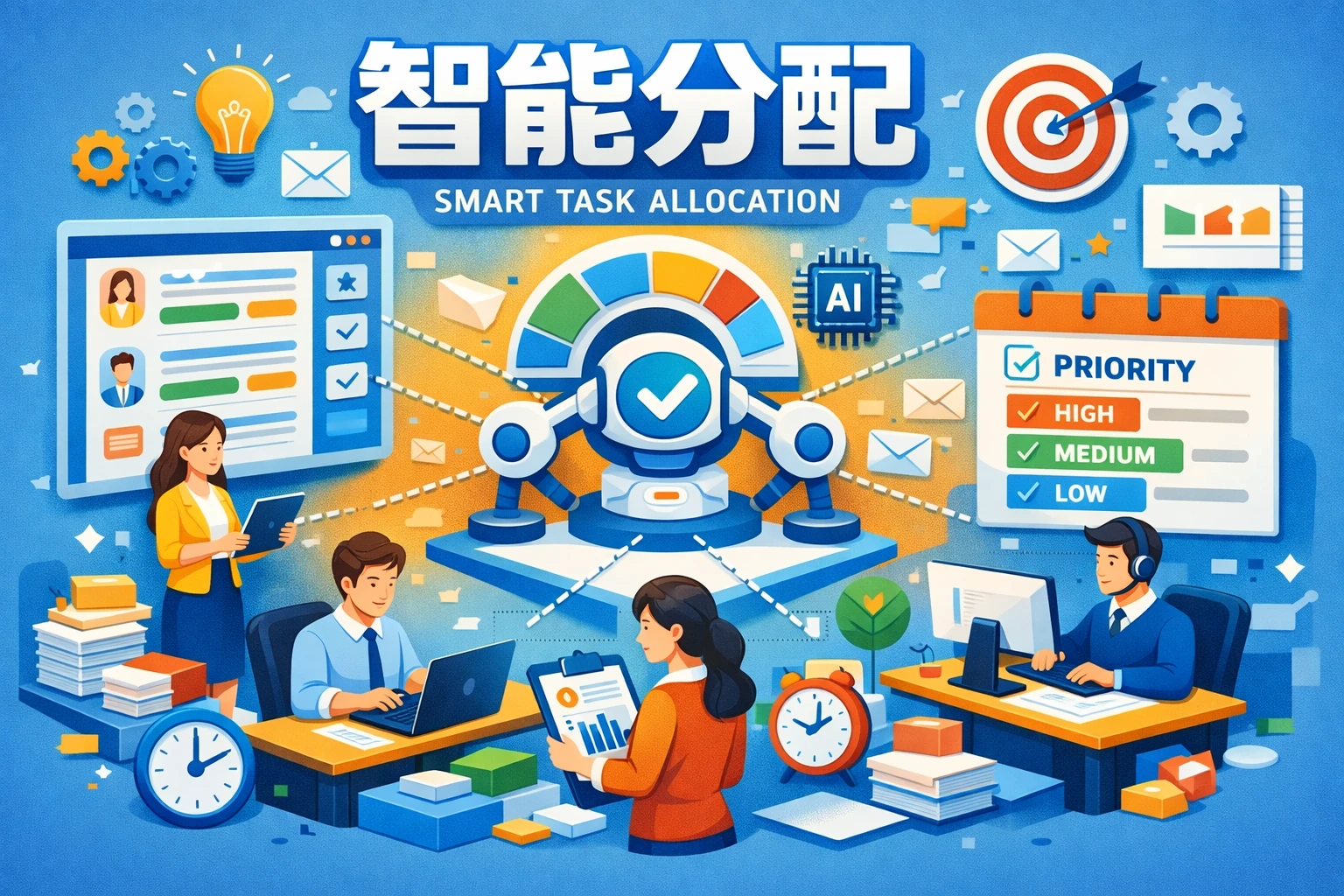 工作任务的智能分配