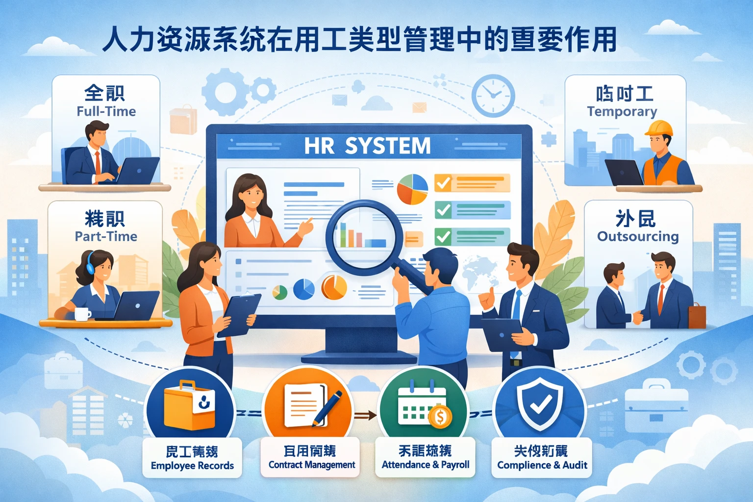 人力资源系统在用工类型管理中的重要作用