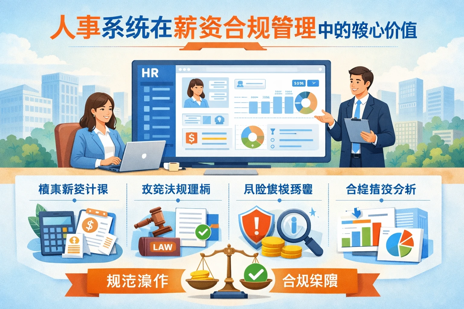 人事系统在薪资合规管理中的核心价值