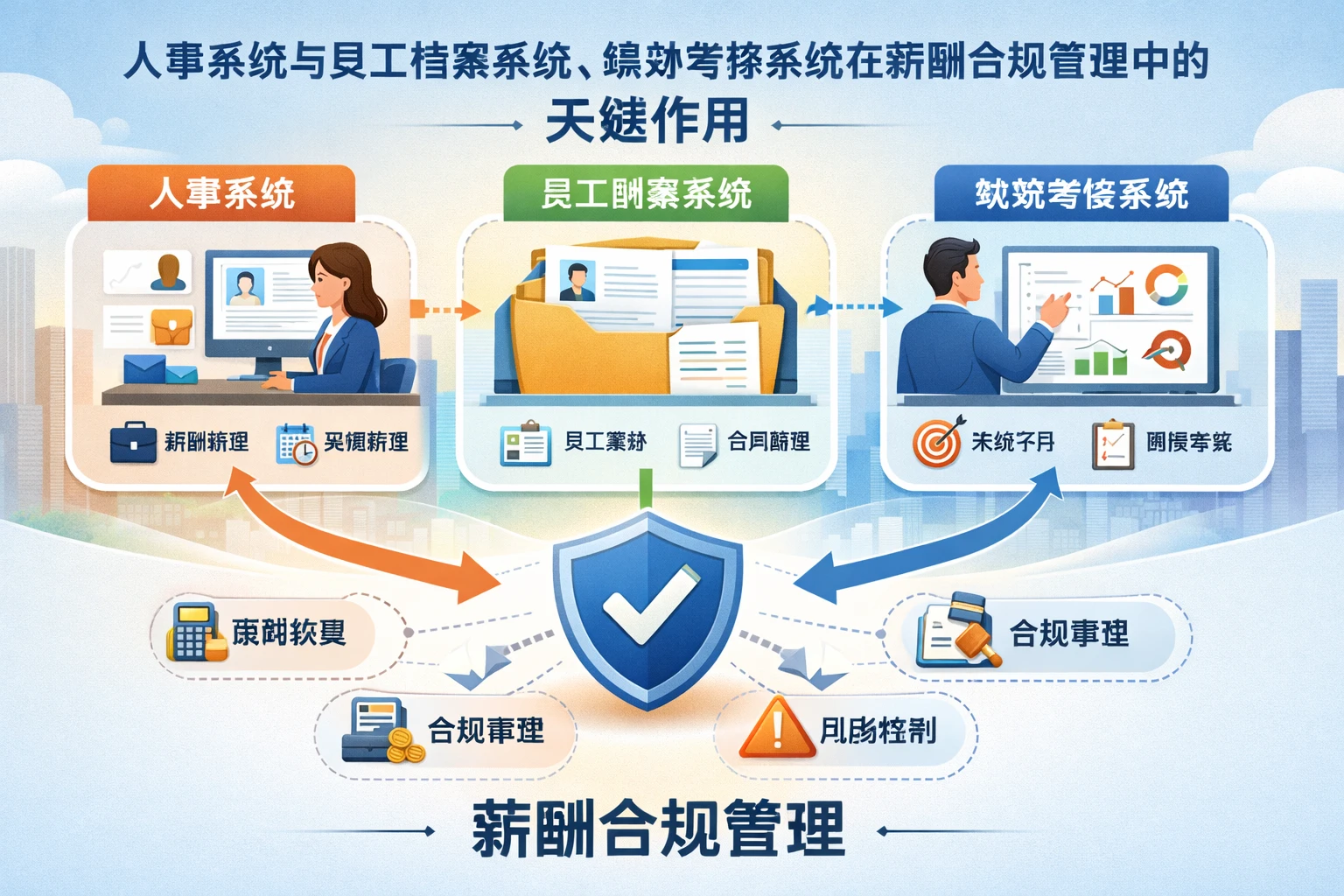 人事系统与员工档案系统、绩效考核系统在薪酬合规管理中的关键作用
