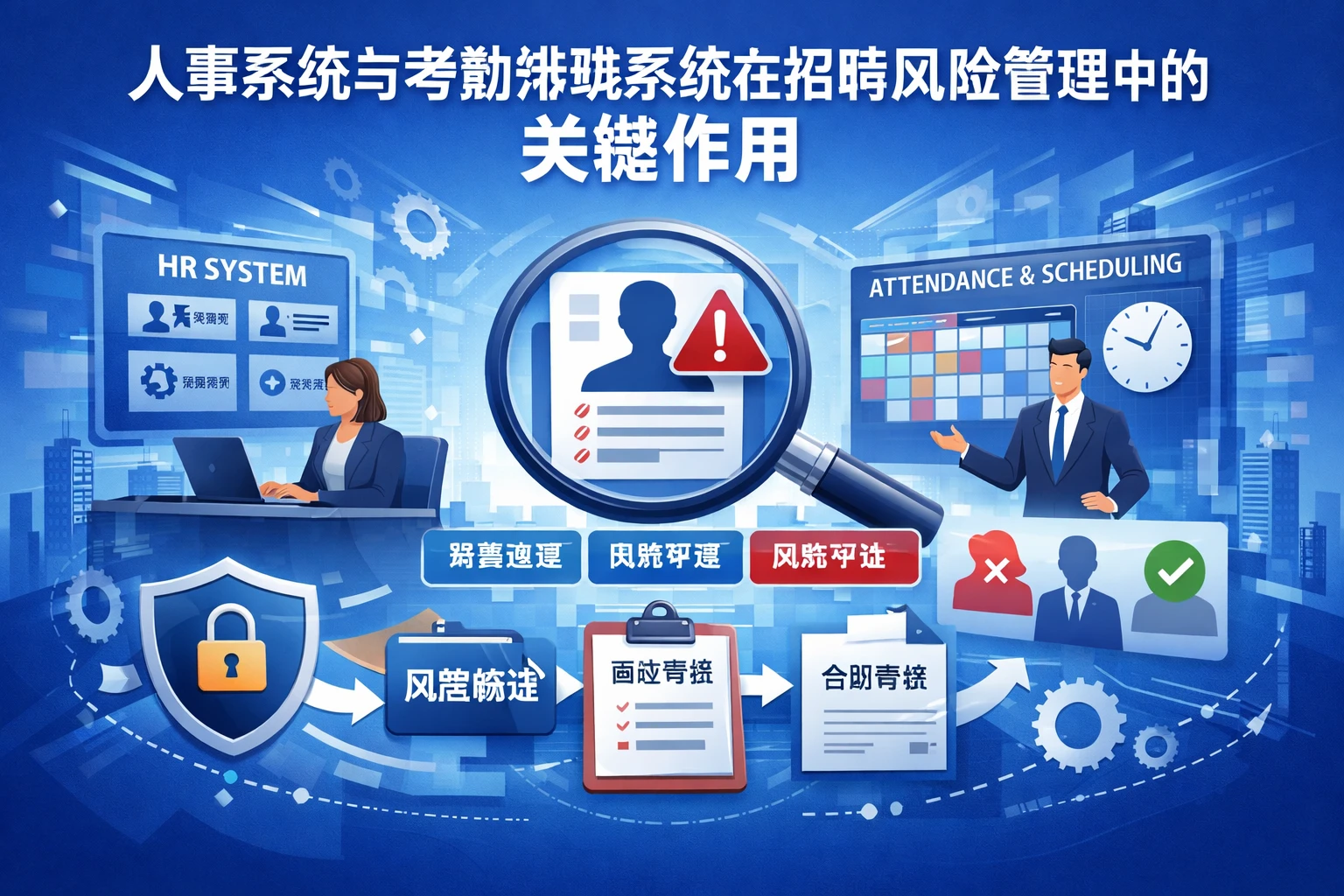 人事系统与考勤排班系统在招聘风险管理中的关键作用