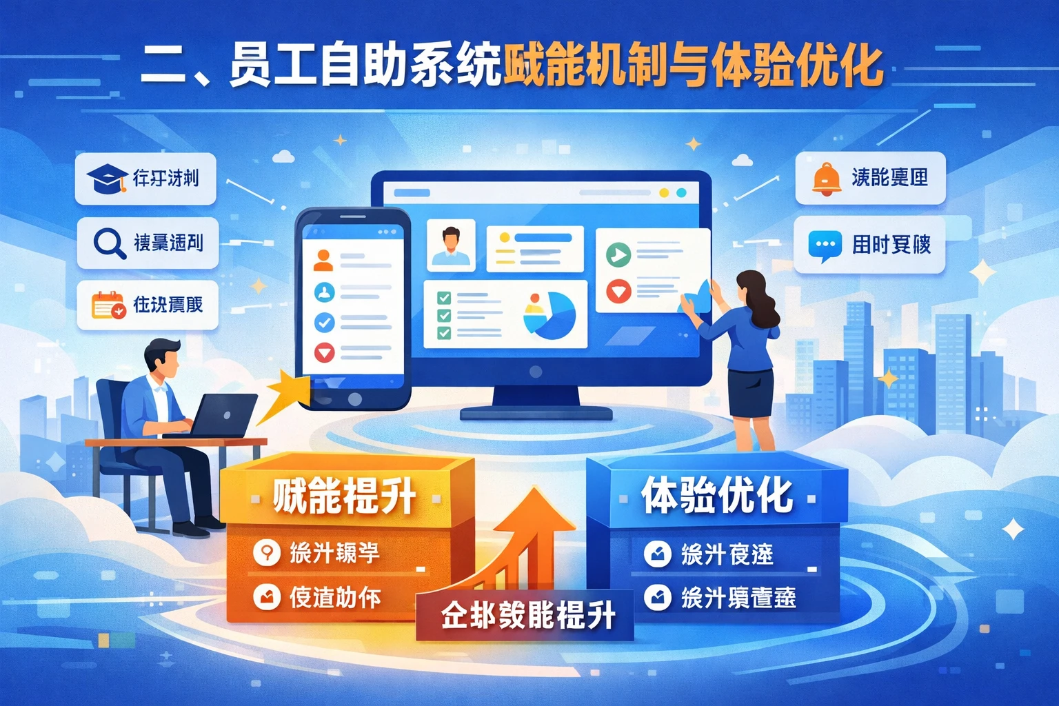 二、员工自助系统的赋能机制与体验优化