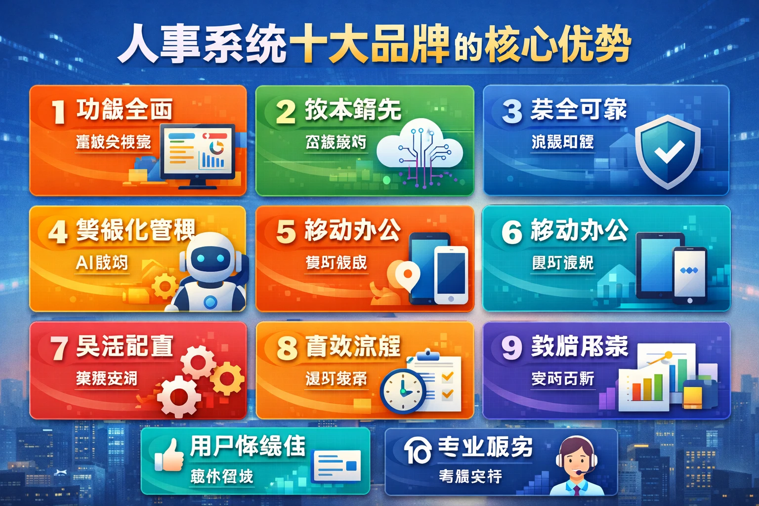 人事系统十大品牌的核心优势