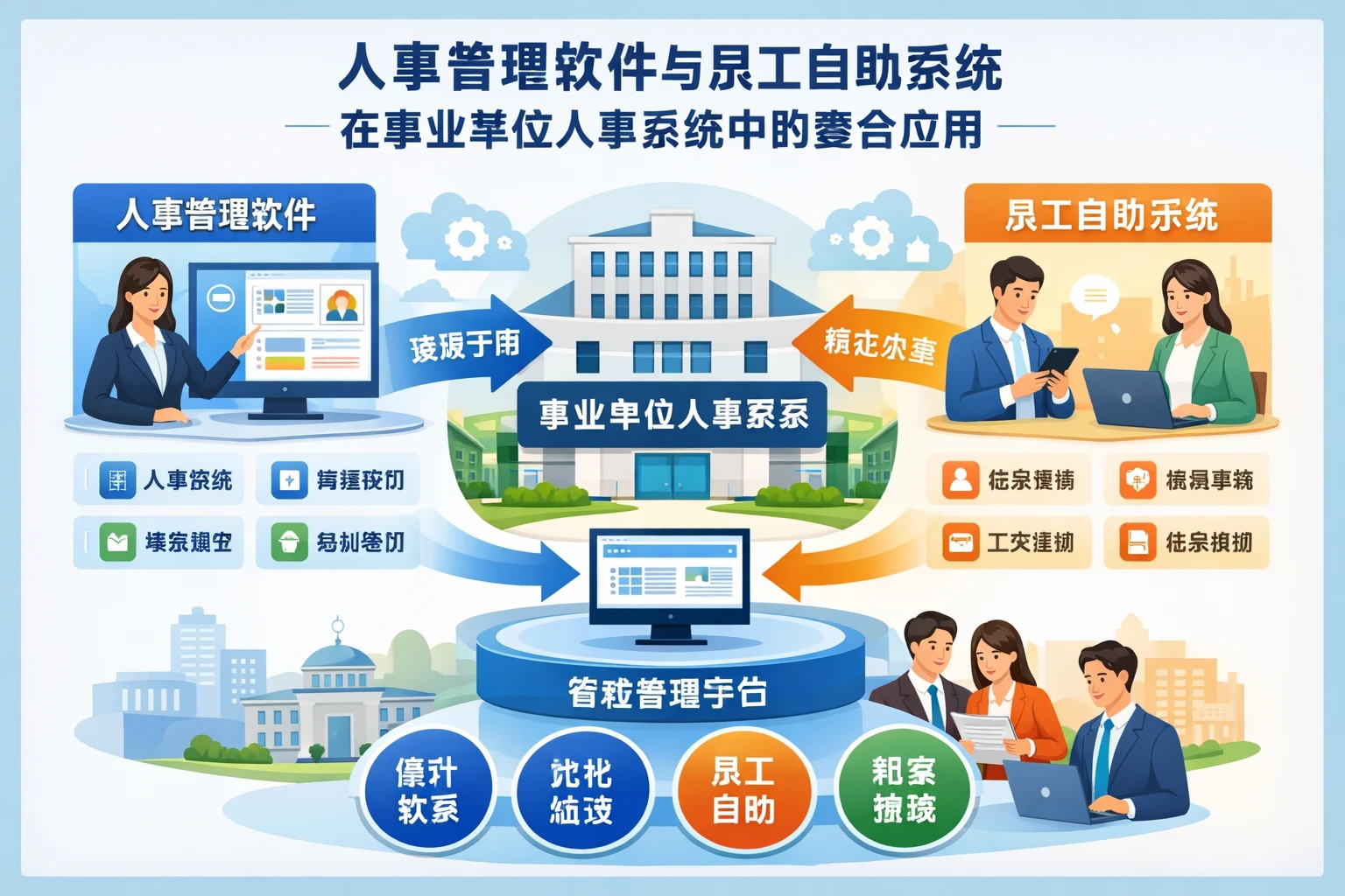 人事管理软件与员工自助系统在事业单位人事系统中的整合应用