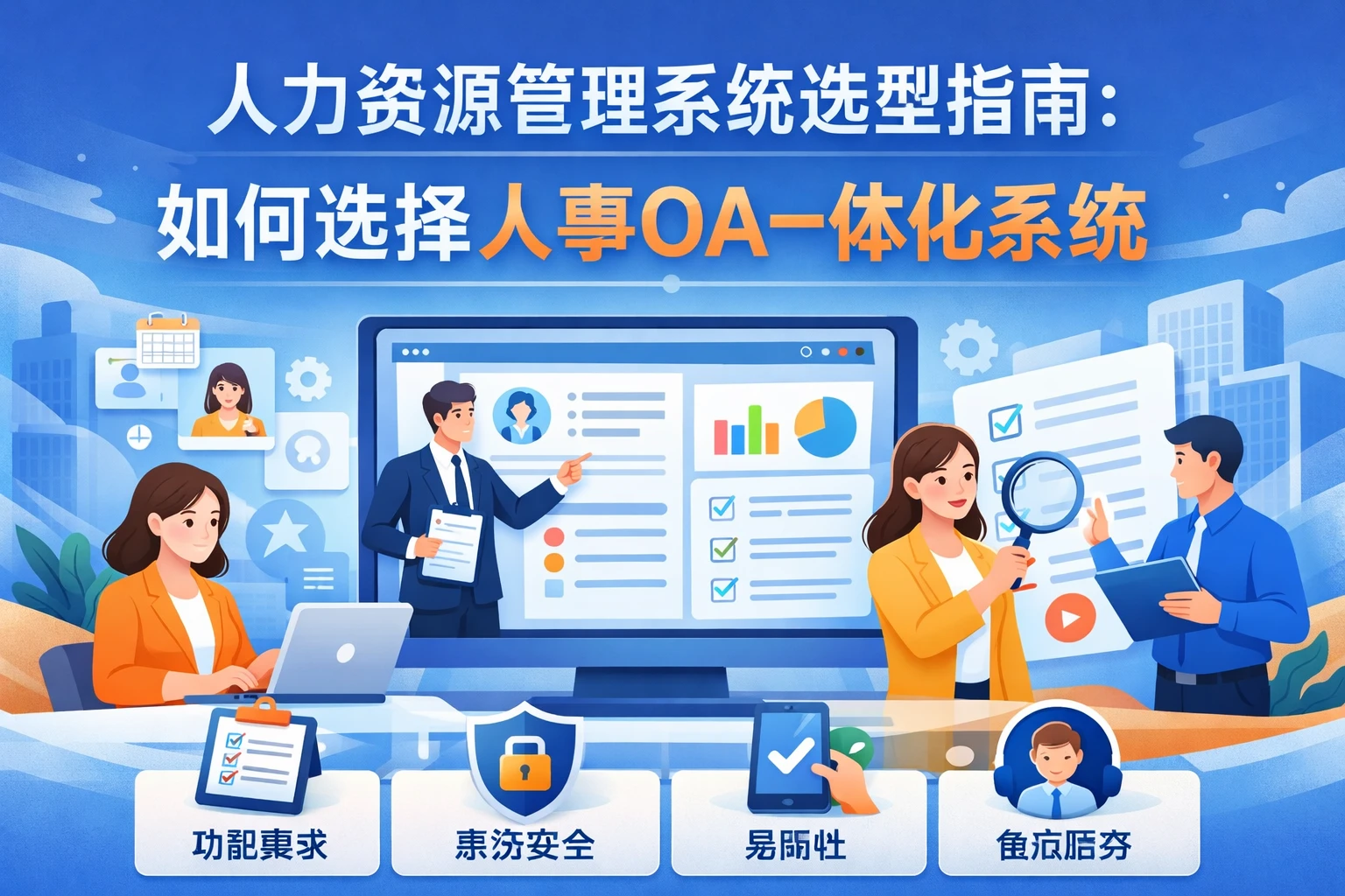 人力资源管理系统选型指南：如何选择人事OA一体化系统