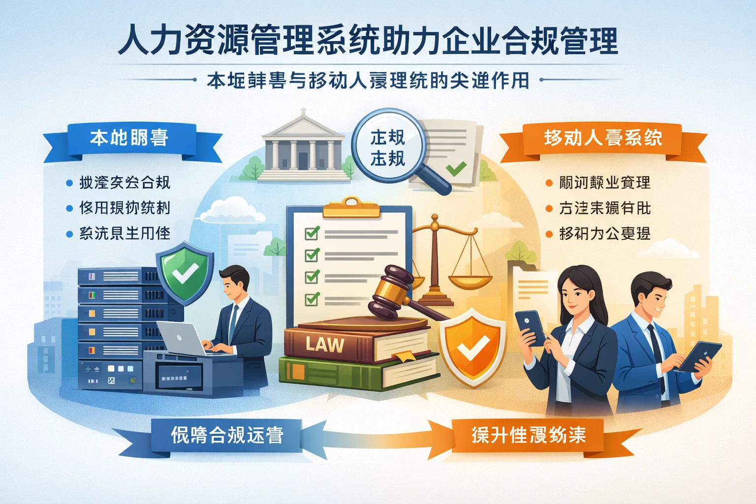 人力资源管理系统助力企业合规管理：本地部署与移动人事系统的关键作用