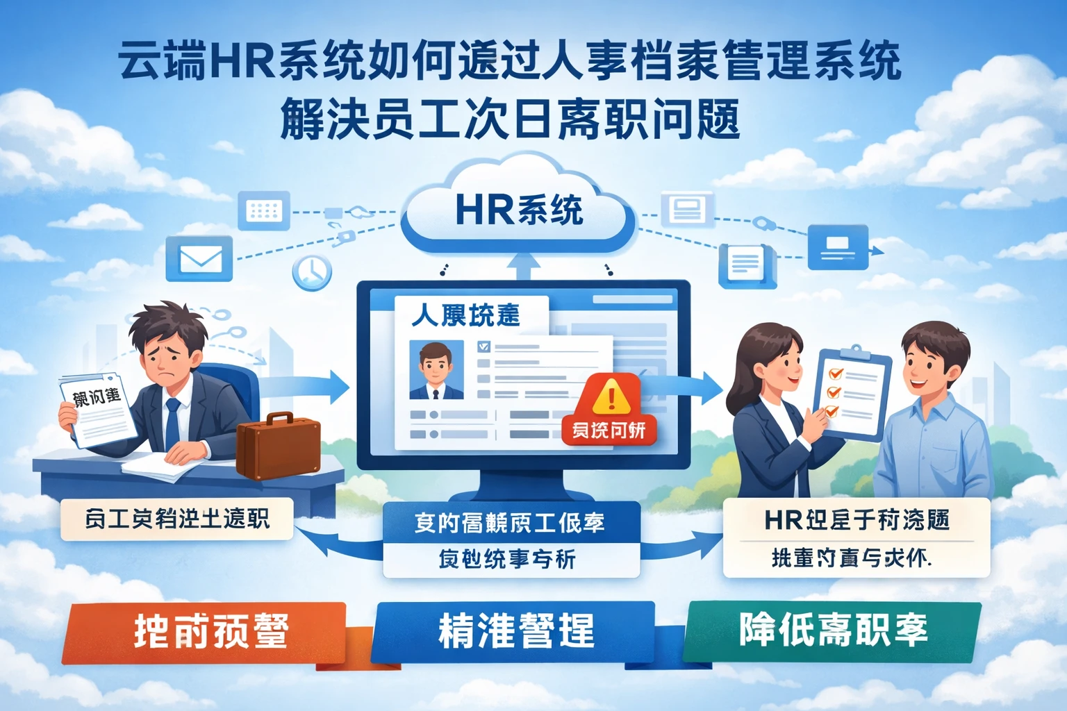 云端HR系统如何通过人事档案管理系统解决员工次日离职问题