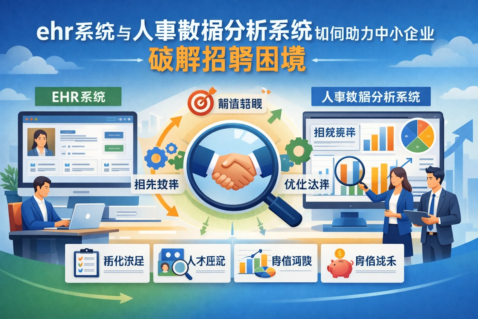 ehr系统与人事数据分析系统如何助力中小企业破解招聘困境