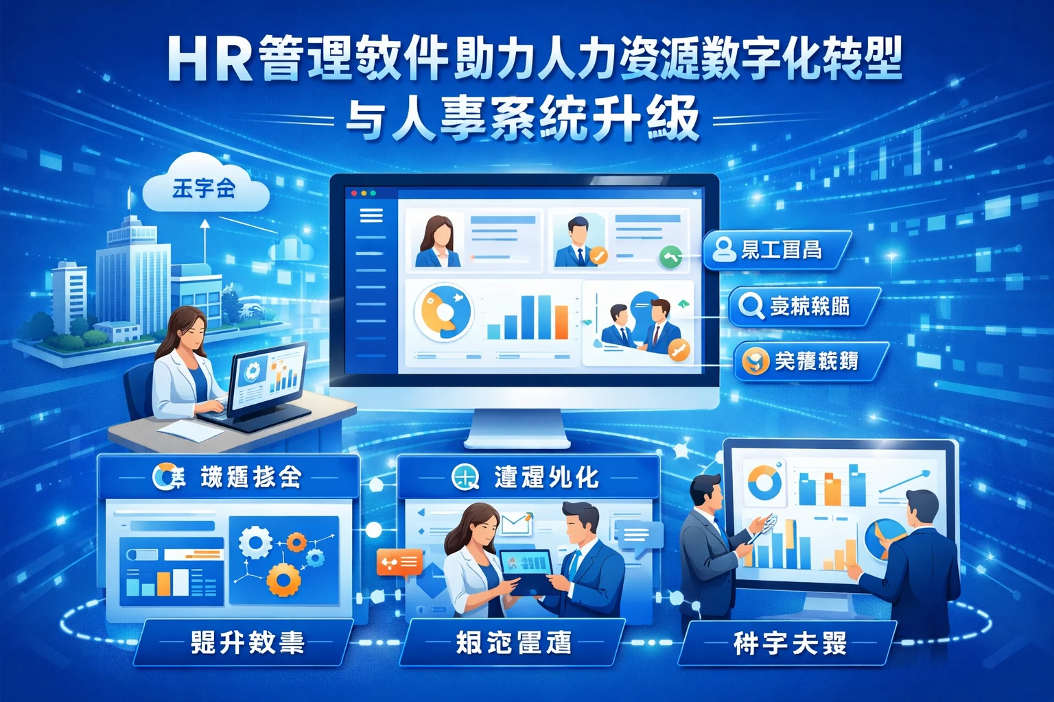HR管理软件如何助力人力资源数字化转型与人事系统升级