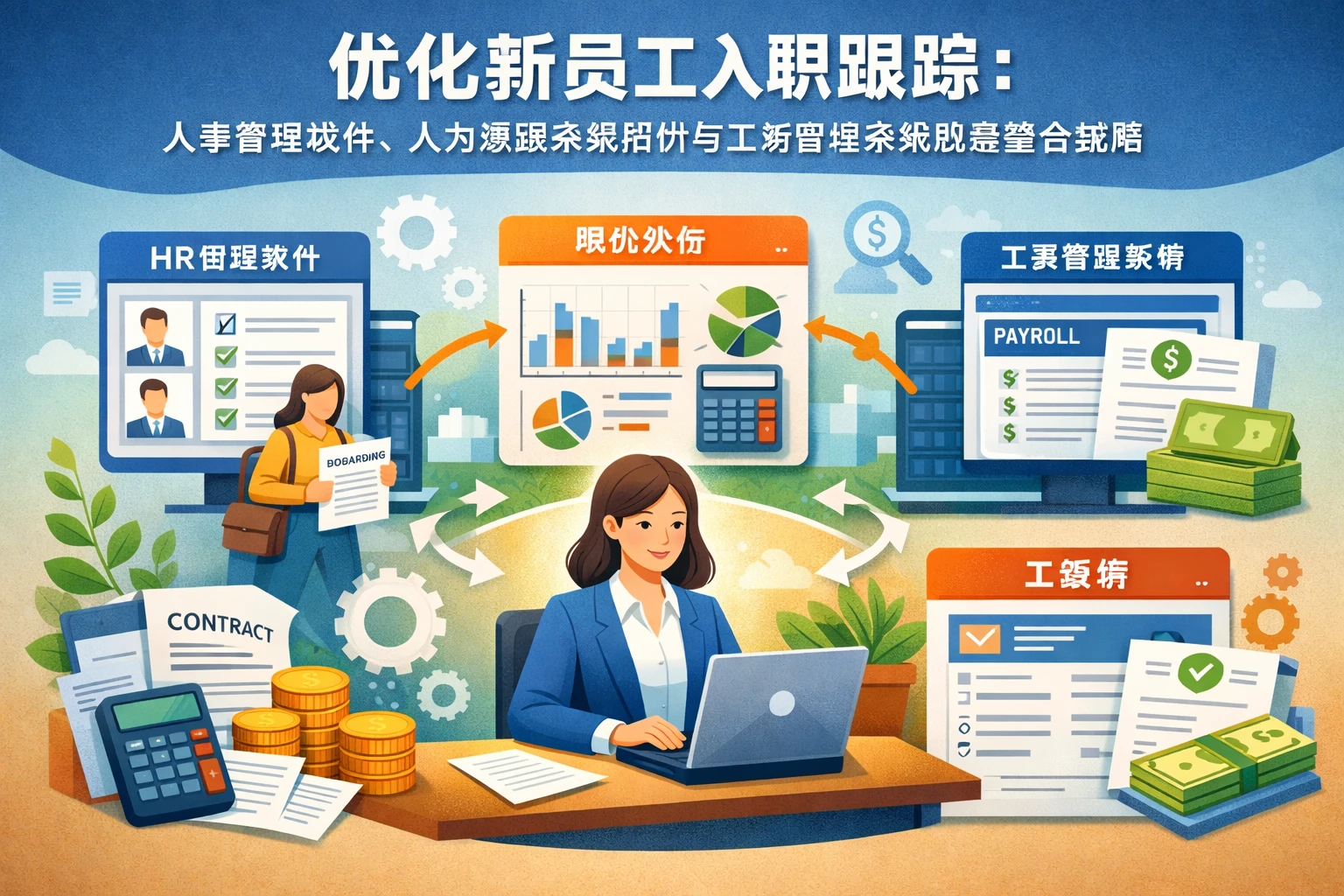 优化新员工入职跟踪:人事管理软件、人力资源系统报价与工资管理系统的整合策略