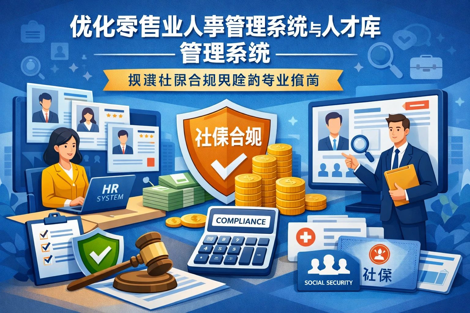 优化零售业人事管理系统与人才库管理系统：规避社保合规风险的专业指南