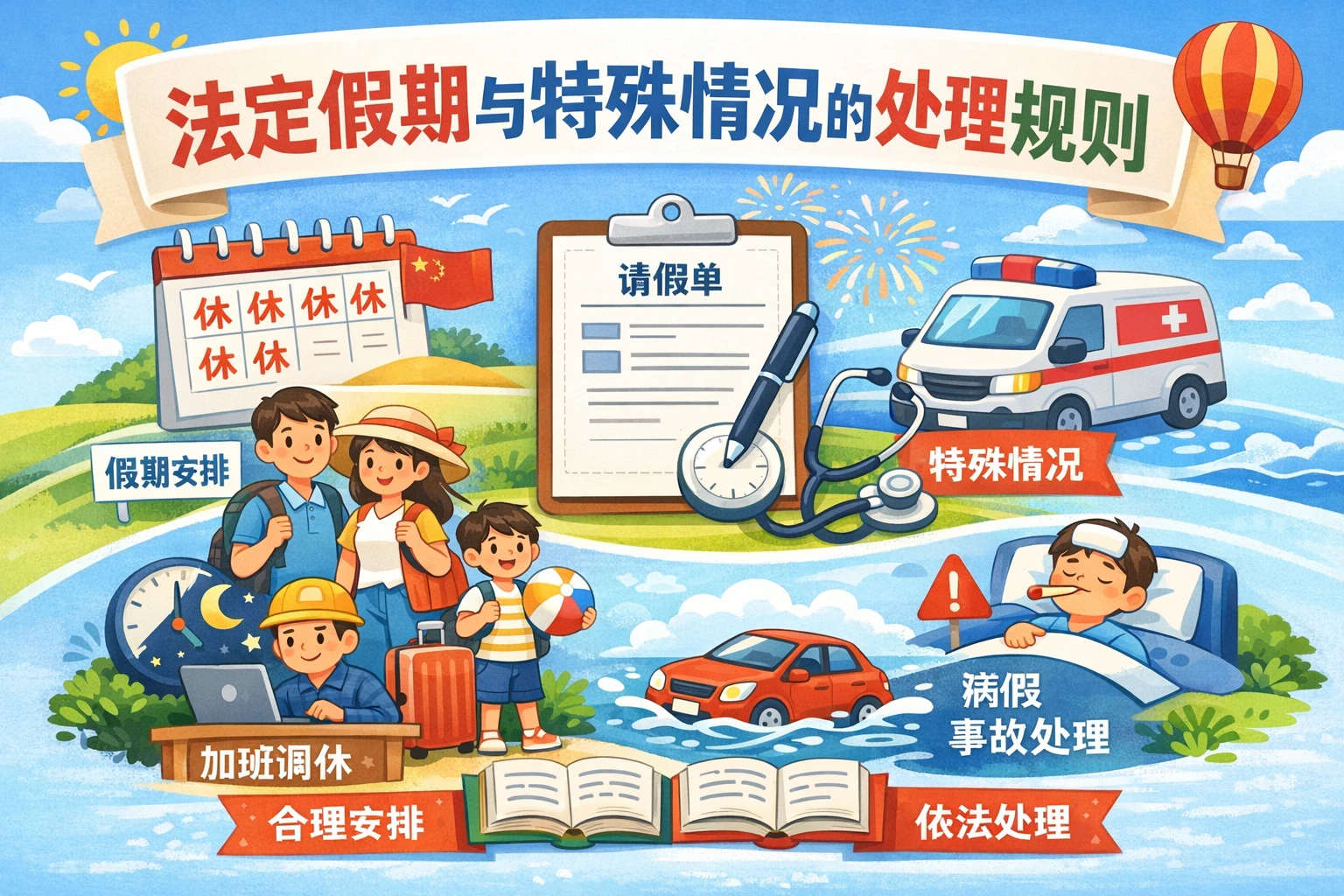 法定假期与特殊情况的处理规则