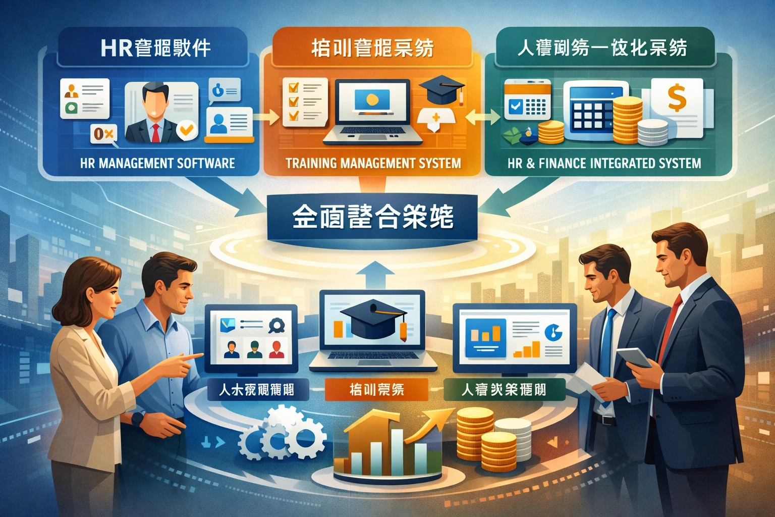 HR管理软件、培训管理系统与人事财务一体化系统的全面整合策略