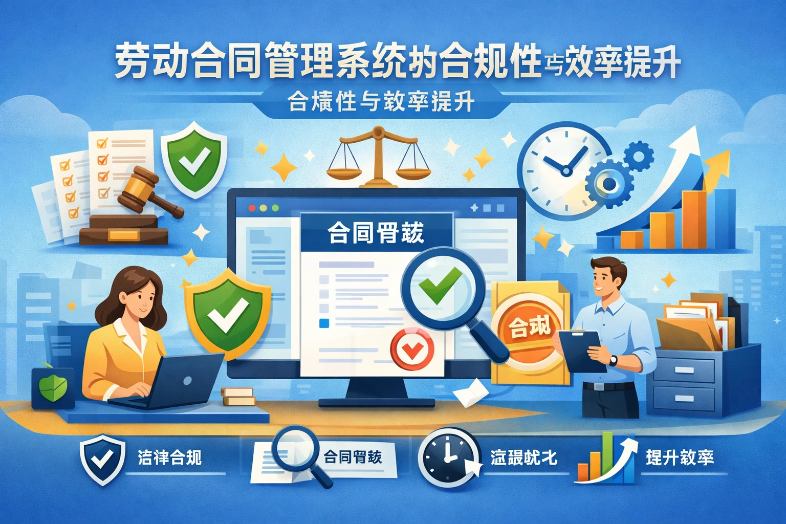 劳动合同管理系统的合规性与效率提升