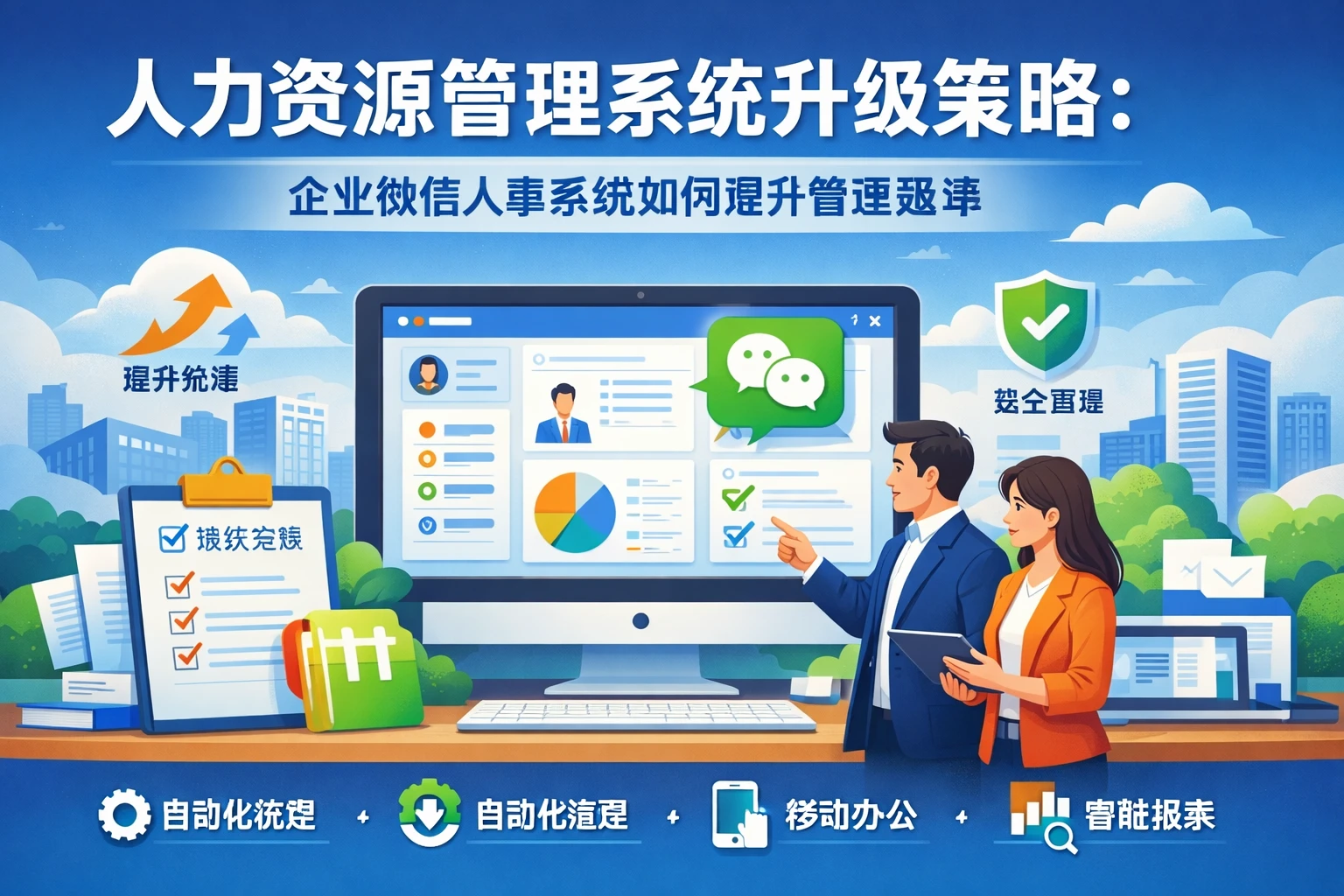 人力资源管理系统升级策略：企业微信人事系统如何提升管理效率