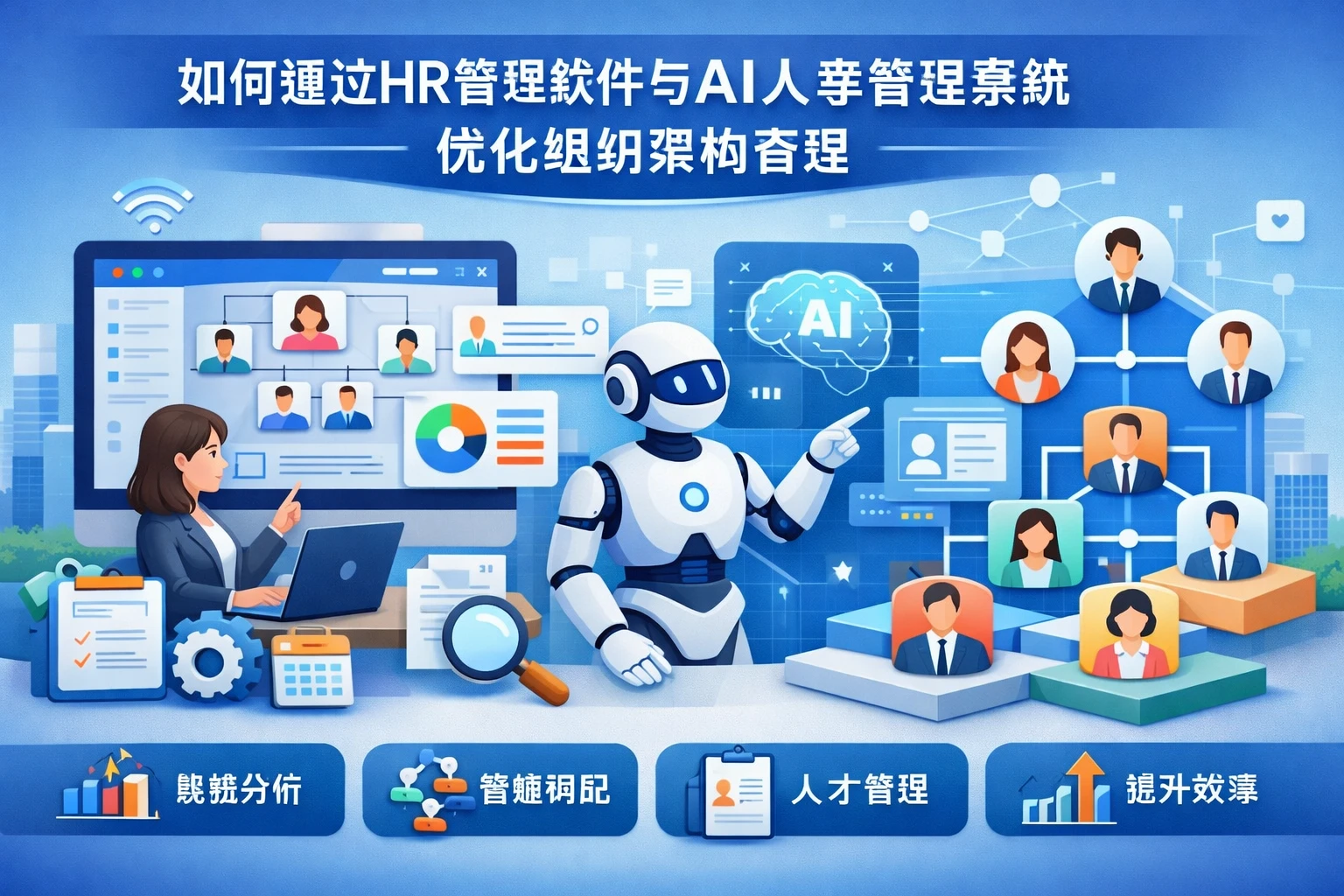 如何通过HR管理软件与AI人事管理系统优化组织架构管理