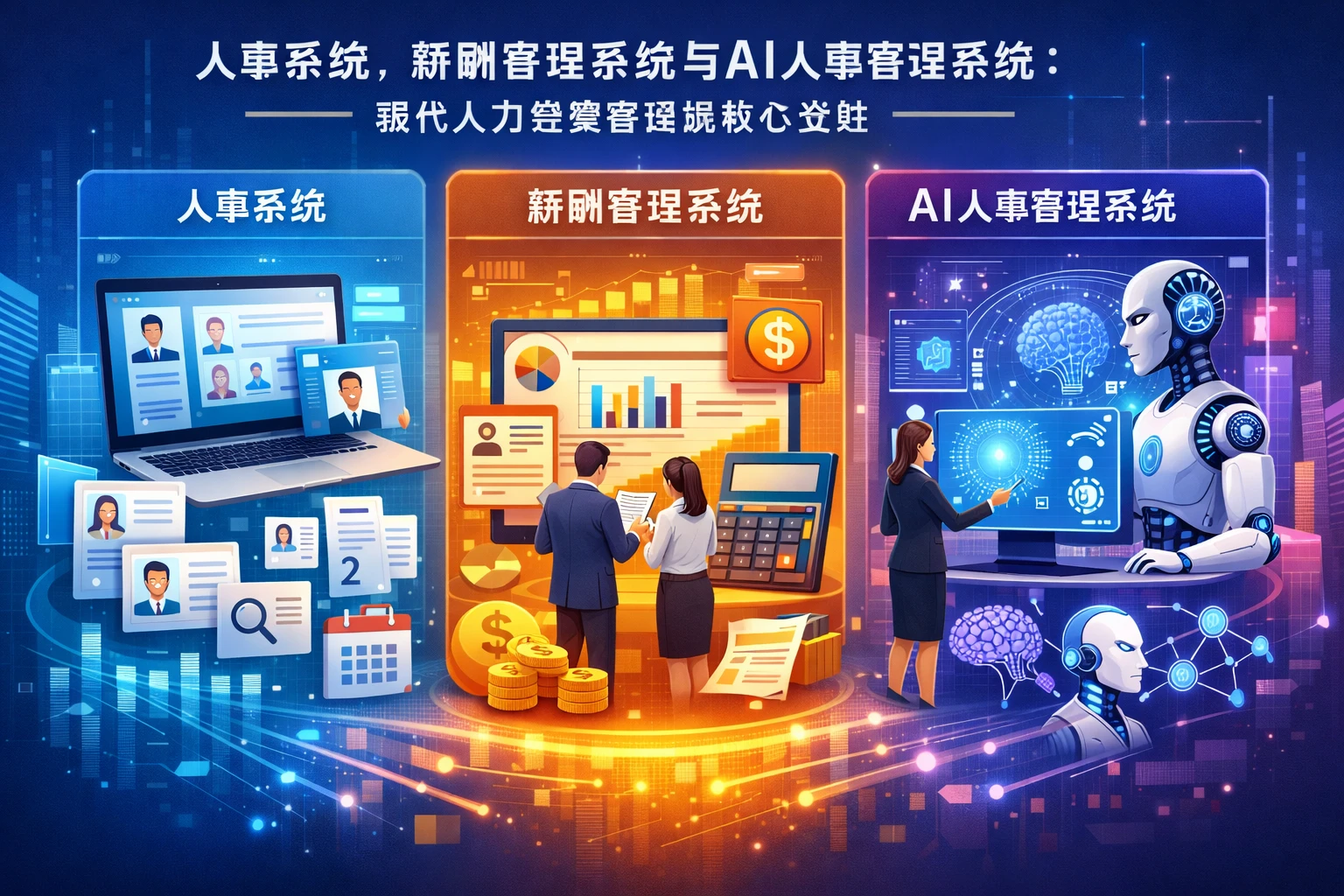 人事系统、薪酬管理系统与AI人事管理系统:现代人力资源管理的核心支柱