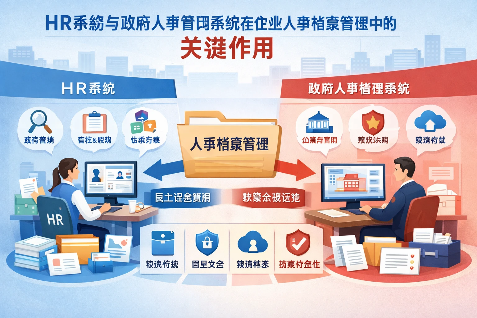 HR系统与政府人事管理系统在企业人事档案管理中的关键作用