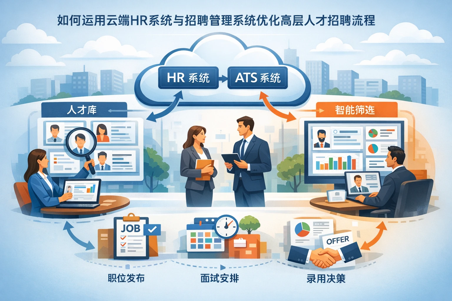 如何运用云端HR系统与招聘管理系统优化高层人才招聘流程