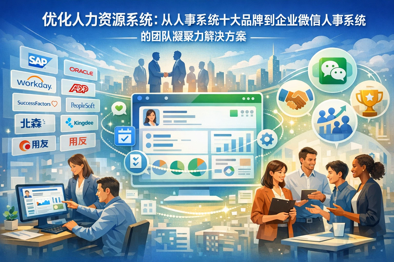 优化人力资源系统：从人事系统十大品牌到企业微信人事系统的团队凝聚力解决方案