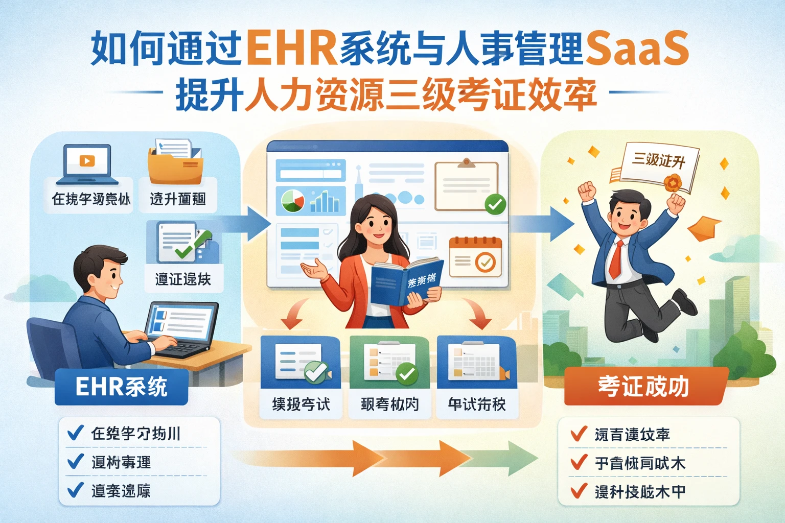 如何通过ehr系统与人事管理SaaS提升人力资源三级考证效率