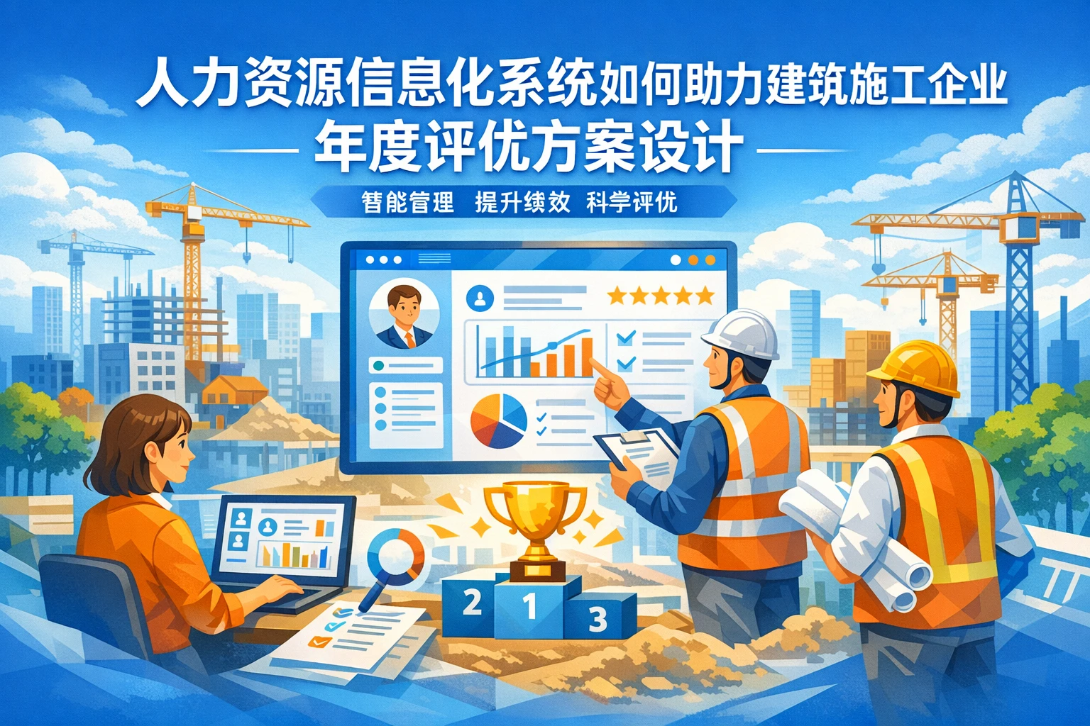 人力资源信息化系统如何助力建筑施工企业年度评优方案设计