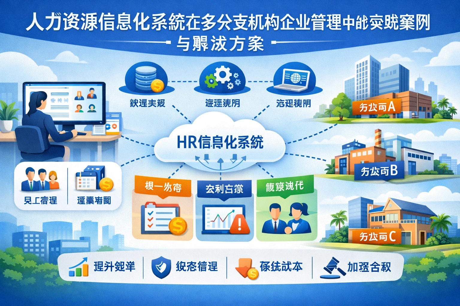 人力资源信息化系统在多分支机构企业管理中的实践案例与解决方案