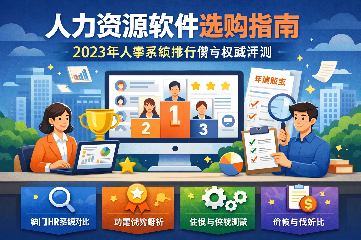 人力资源软件选购指南：2023年人事系统排行榜与权威评测
