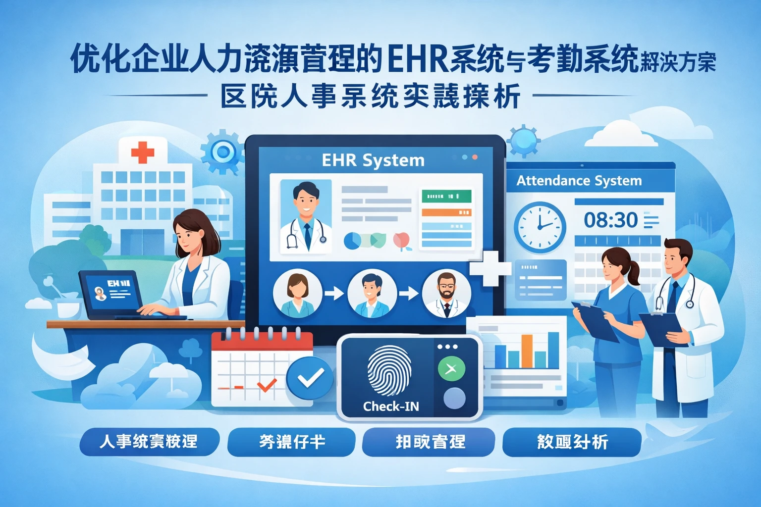 优化企业人力资源管理的EHR系统与考勤系统解决方案 - 医院人事系统实践探析