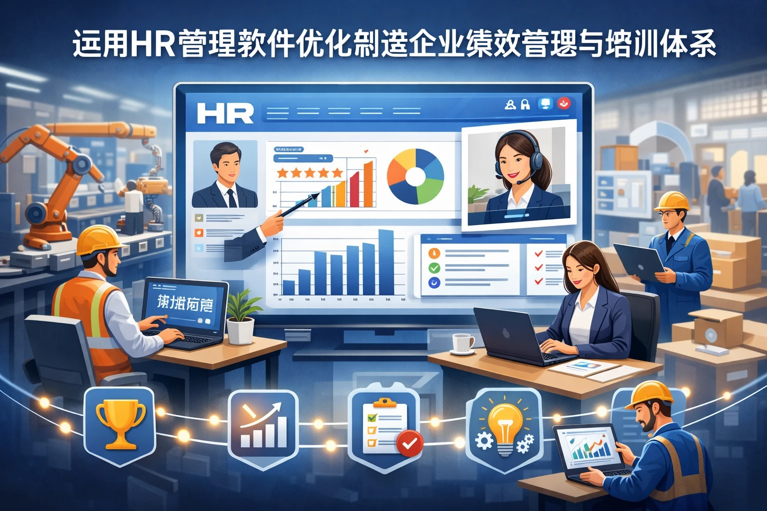 运用HR管理软件优化制造企业绩效管理与培训体系