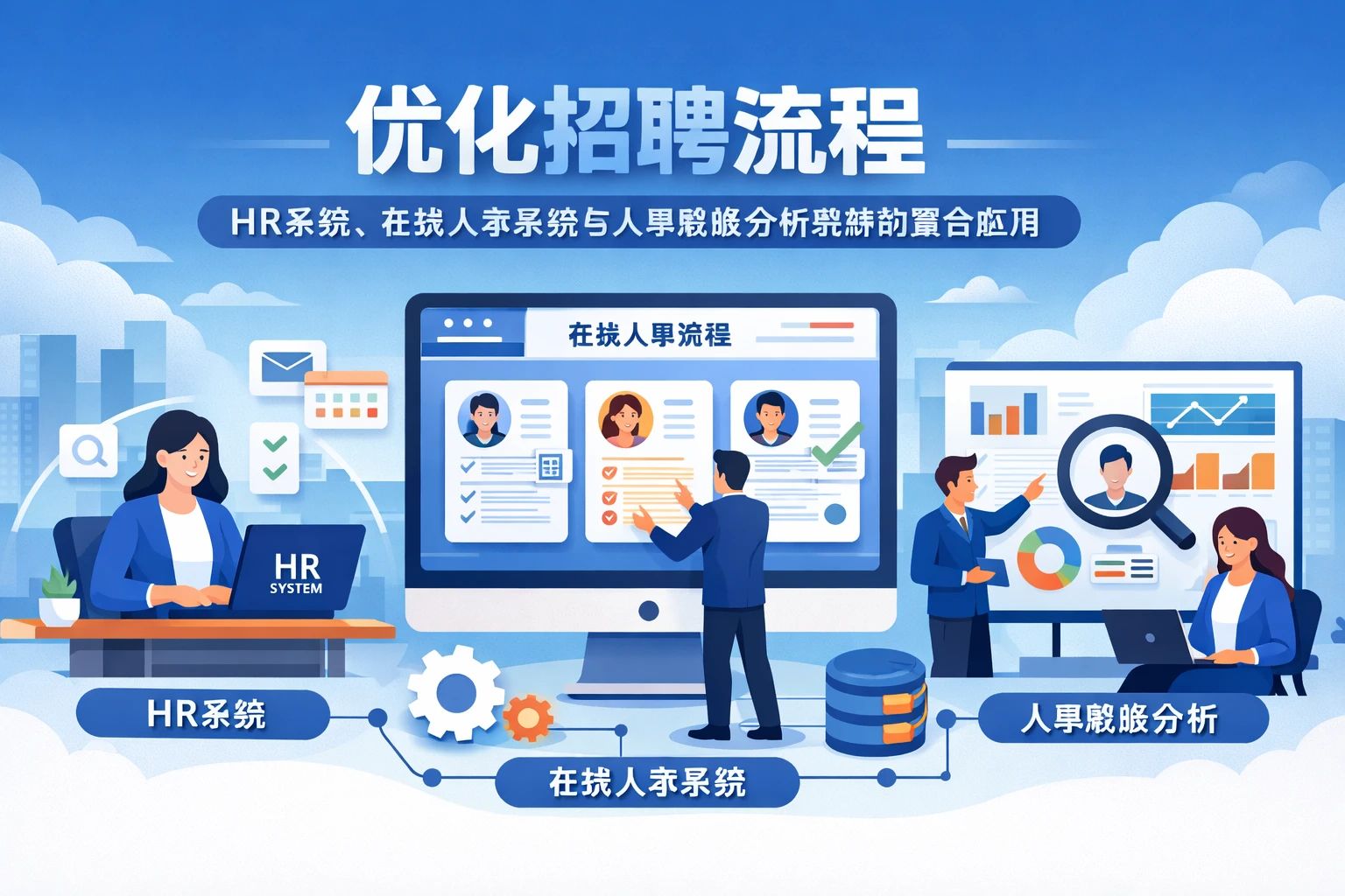 优化招聘流程：HR系统、在线人事系统与人事数据分析系统的整合应用