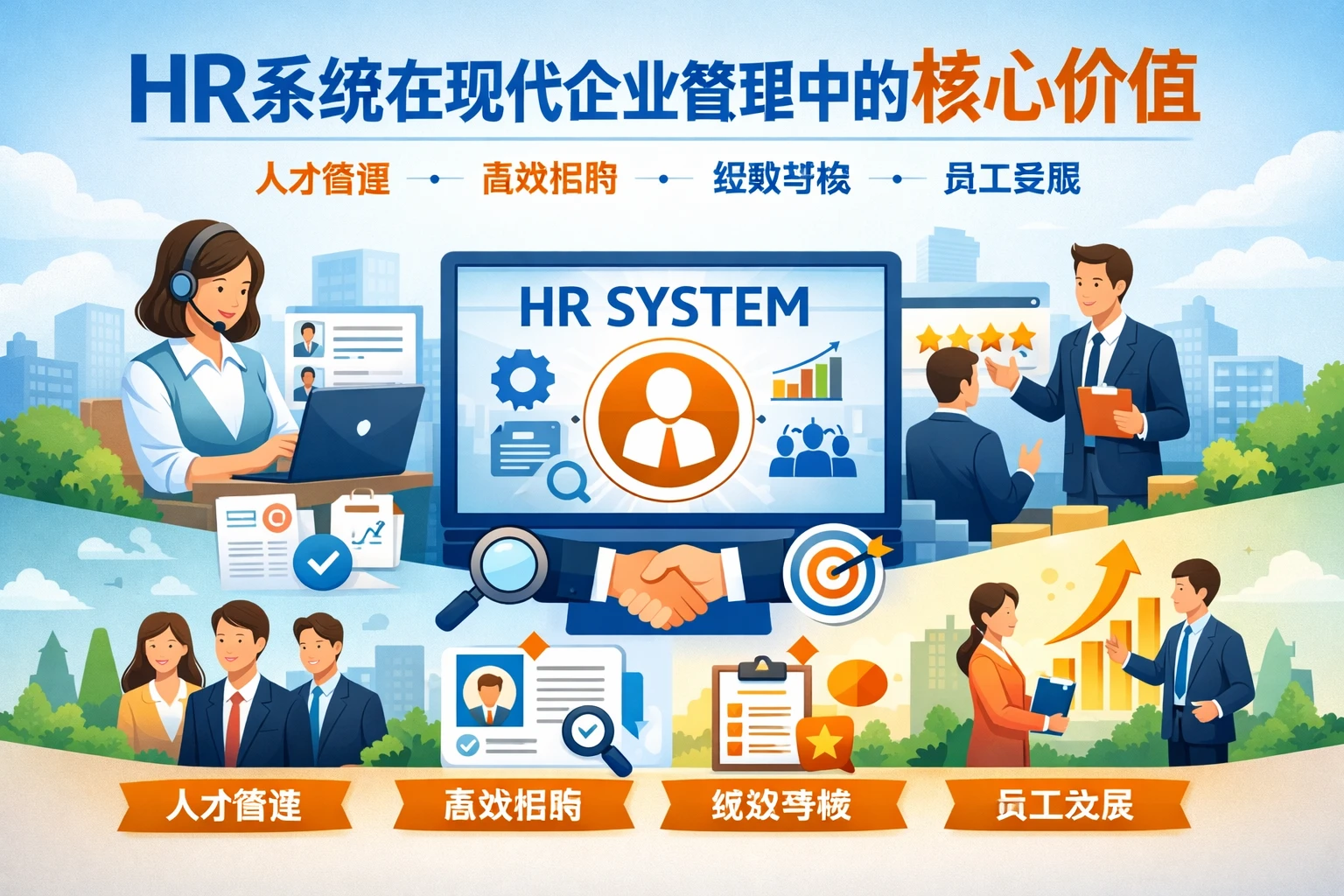 HR系统在现代企业管理中的核心价值