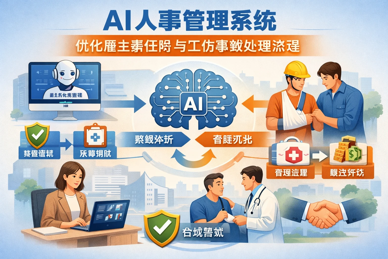 AI人事管理系统如何优化雇主责任险与工伤事故处理流程