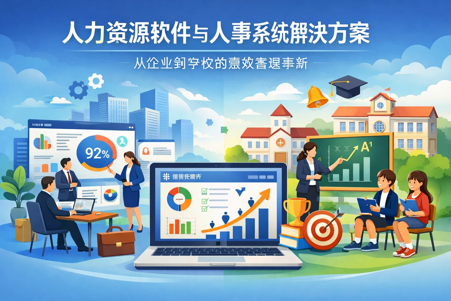 人力资源软件与人事系统解决方案：从企业到学校的绩效管理革新
