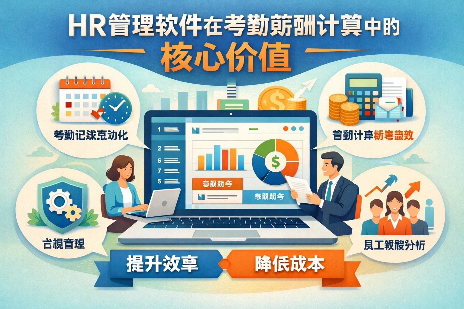 HR管理软件在考勤薪酬计算中的核心价值