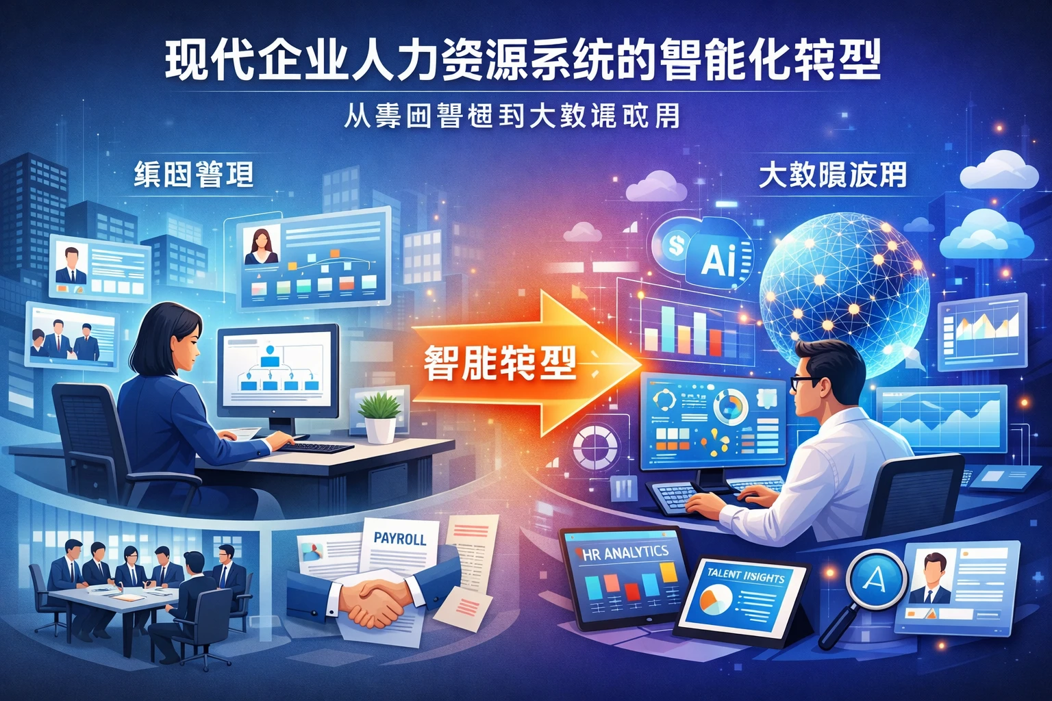 现代企业人力资源系统的智能化转型：从集团管理到大数据应用