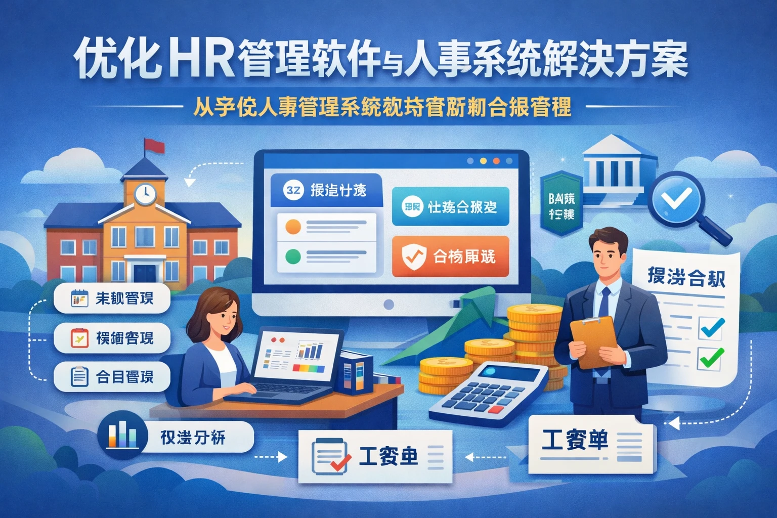 优化HR管理软件与人事系统解决方案:从学校人事管理系统视角看薪酬合规管理